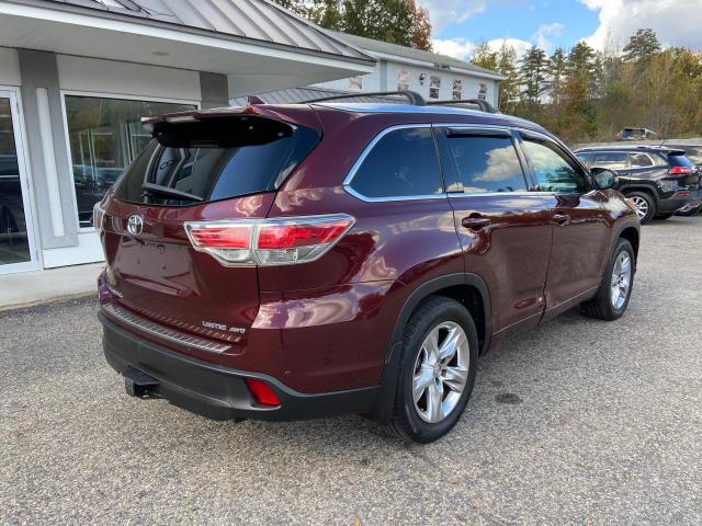 VIN 5TDDKRFH0ES053766 2014 Toyota Highlander, Limited no.4