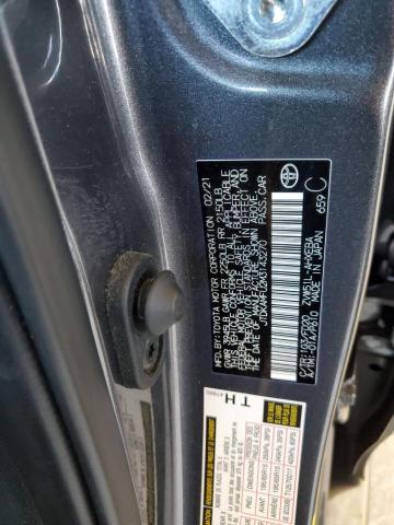  TOYOTA PRIUS 2021 Сірий
