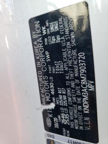 KNDPM3AC8M7903720 KIA Sportage Lx