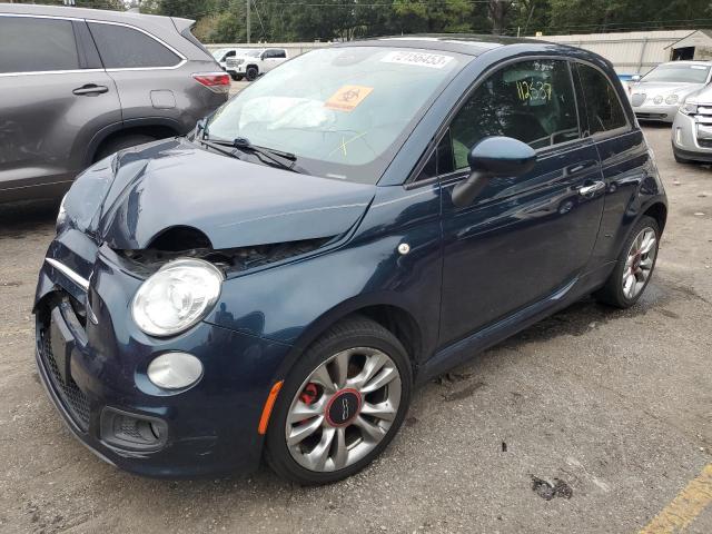  FIAT 500 2015 Синій