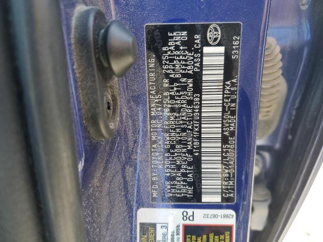 2015 TOYOTA CAMRY LE - 4T1BF1FKXFU946383
