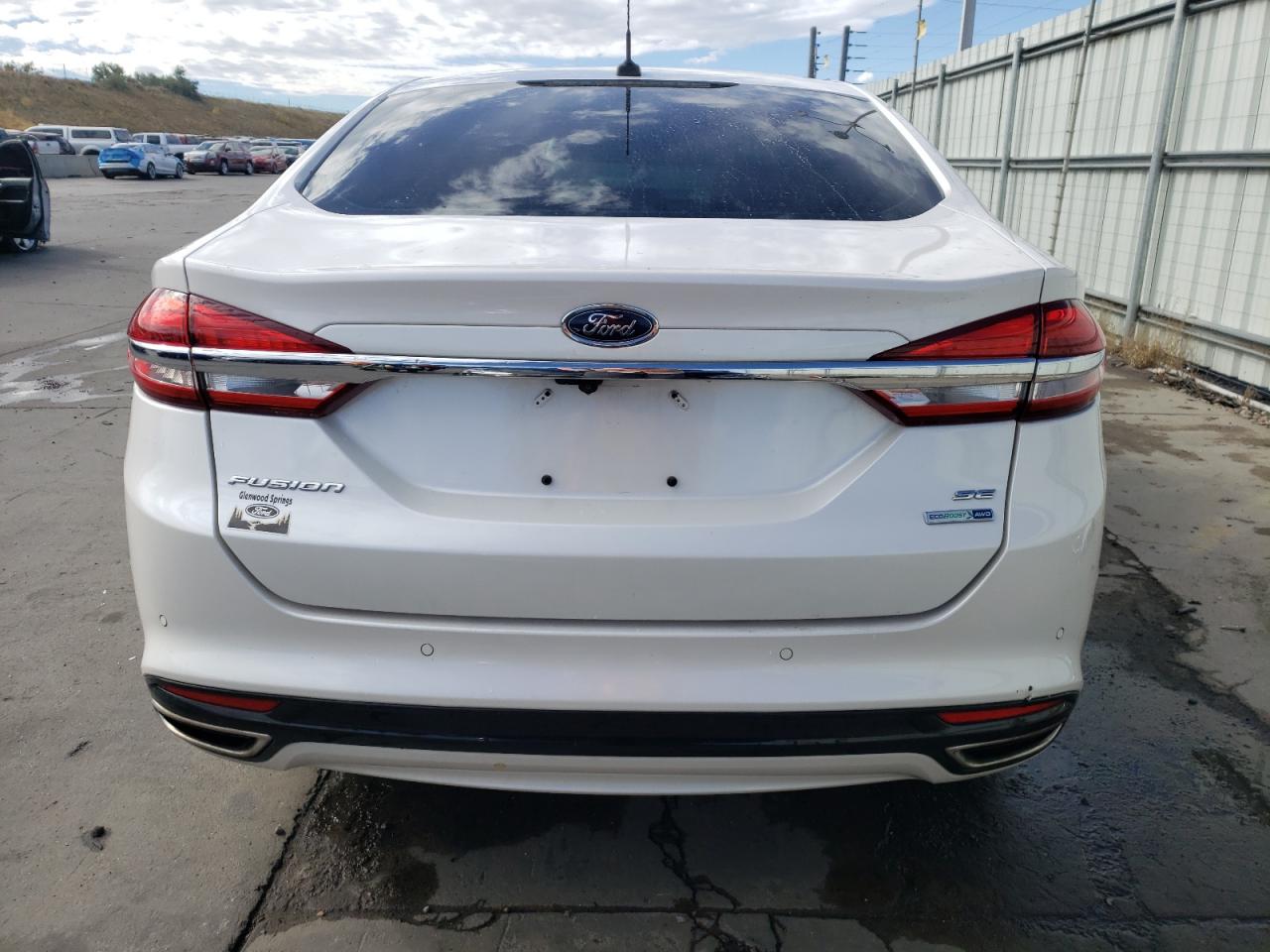 2017 Ford Fusion Se vin: 3FA6P0T90HR179495