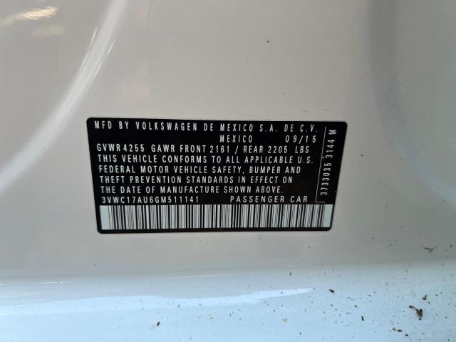 2016 VOLKSWAGEN GOLF SPORT - 3VWC17AU6GM511141