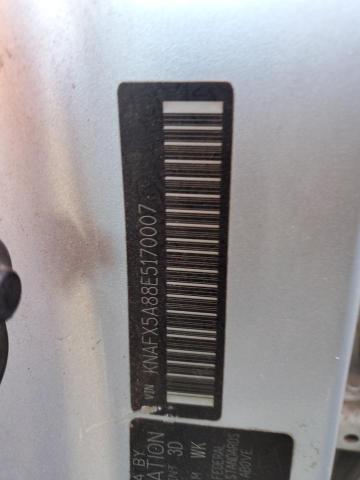 KNAFX5A88E5170007 KIA FORTE EX