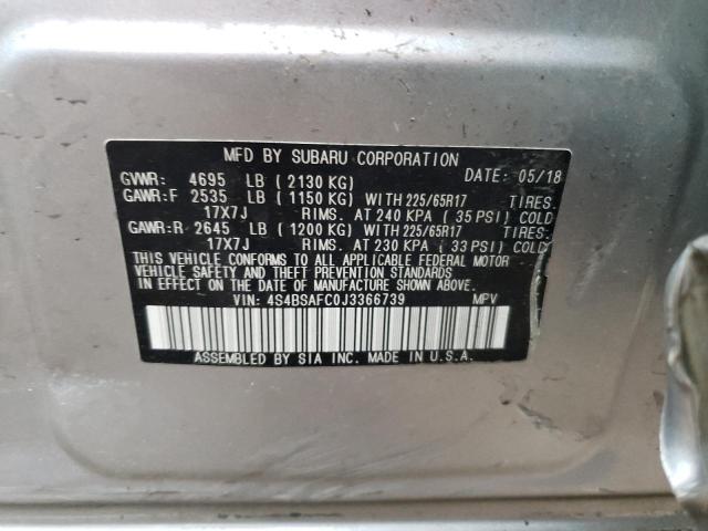 4S4BSAFC0J3366739 Subaru Outback 2.5i Premium