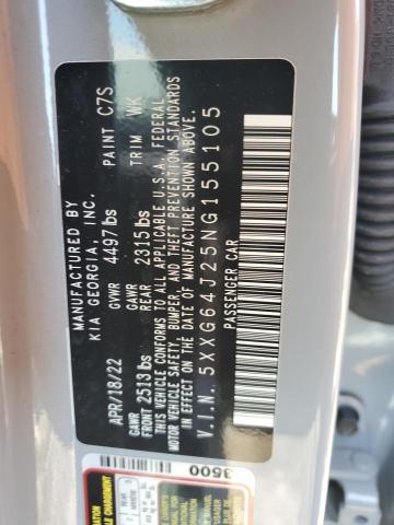 5XXG64J25NG155105 KIA K5 GT LINE
