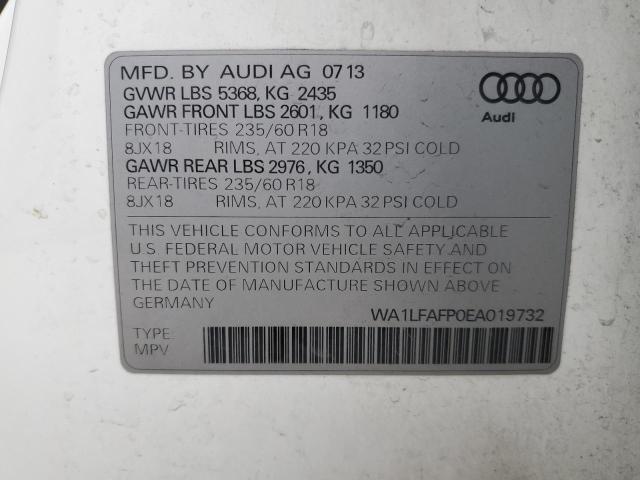 VIN WA1LFAFP0EA019732 2014 Audi Q5, Premium Plus no.13