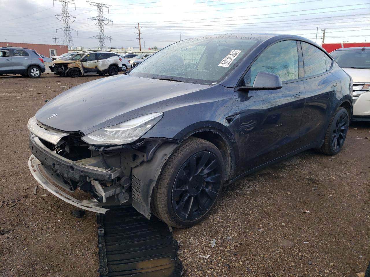 7SAYGDEE1NF387275 Tesla Model Y 