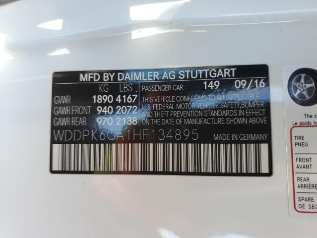 2017 MERCEDES-BENZ SLC 43 AMG - WDDPK6GA1HF134895