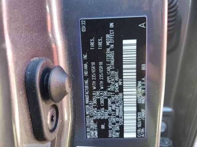 VIN 5TDCZRBHXNS207686 2022 Toyota Highlander, L no.14