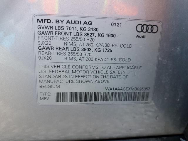 WA1AAAGEXMB026957 Audi E-Tron PRE 13