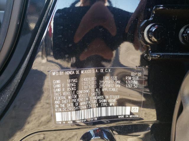 3CZRU5H70NM736154 Honda Hr-v Exl