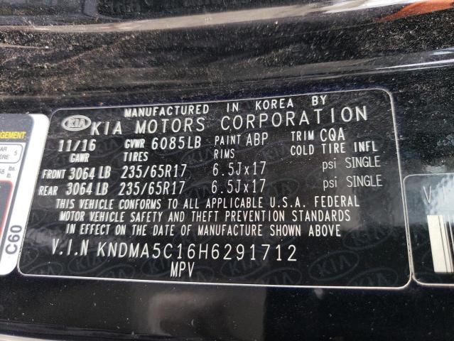 KNDMA5C16H6291712 KIA Sedona L