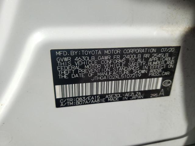 2020 LEXUS IS 300 F-S JTHGA1D2XL5107219