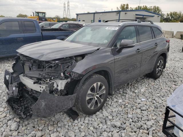 VIN 5TDGZRBH1NS185207 2022 Toyota Highlander, Xle no.1