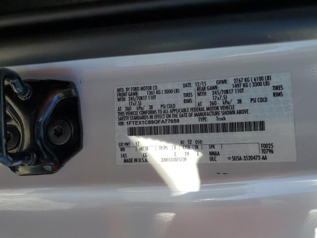 1FTEX1C89GFA77658 Ford F150 Super Cab