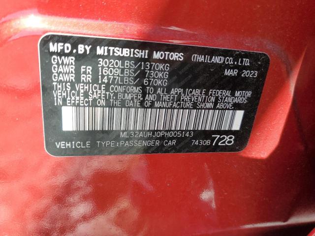 ML32AUHJ0PH005143 | 2023 MITSUBISHI MIRAGE ES