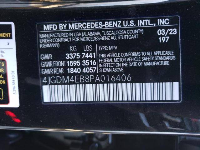 4JGDM4EB8PA016406 Mercedes-Benz Eqs Suv 58  9