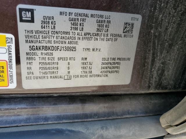 5GAKRBKD0FJ130925 Buick Enclave