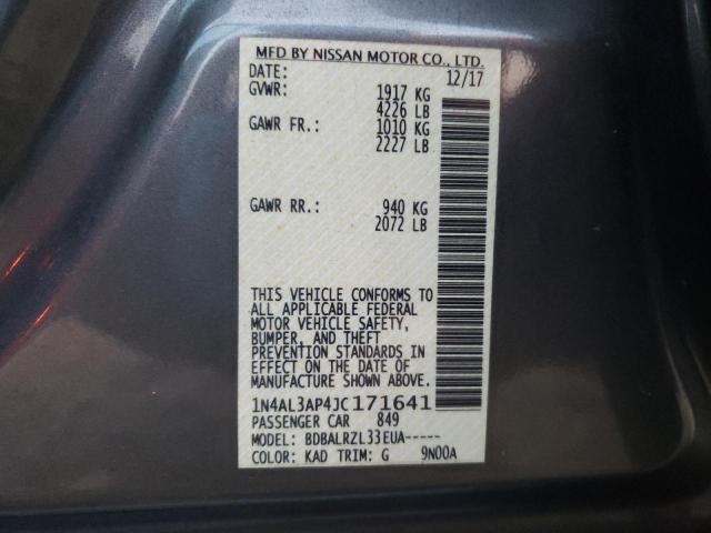 2018 NISSAN ALTIMA 2.5 - 1N4AL3AP4JC171641
