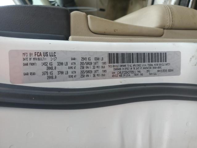 2017 JEEP GRAND CHER - 1C4RJFCG5HC772911