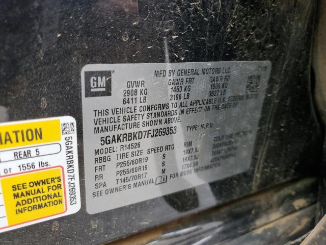 5GAKRBKD7FJ269353 Buick Enclave