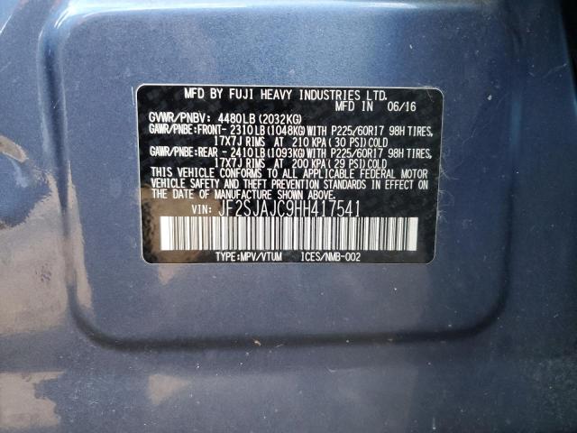 JF2SJAJC9HH417541 Subaru Forester 2.5i Limited