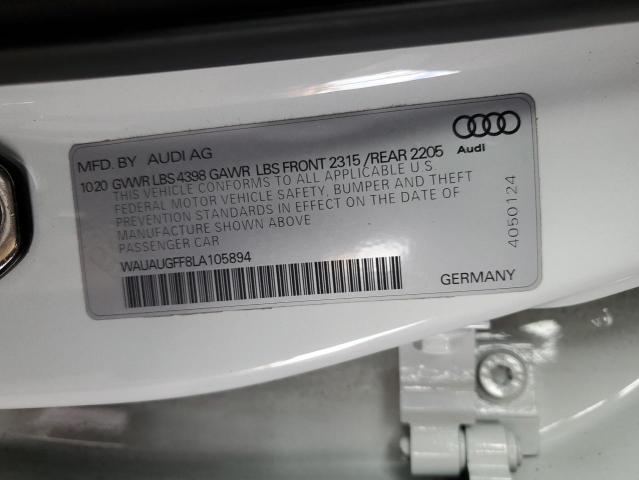 WAUAUGFF8LA105894 Audi A3 PREMIUM 13