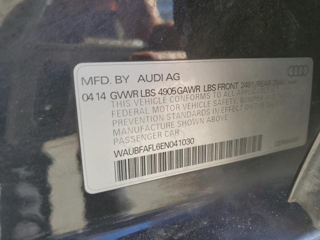 VIN WAUBFAFL6EN041030 2014 Audi A4, Premium no.12