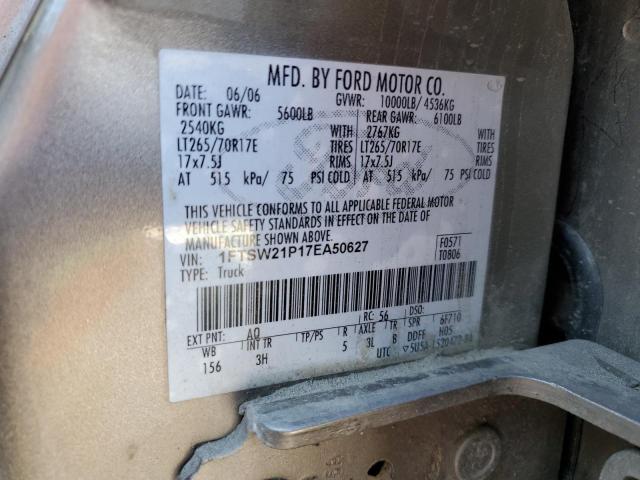 1FTSW21P17EA50627 2007 Ford F250 Super Duty