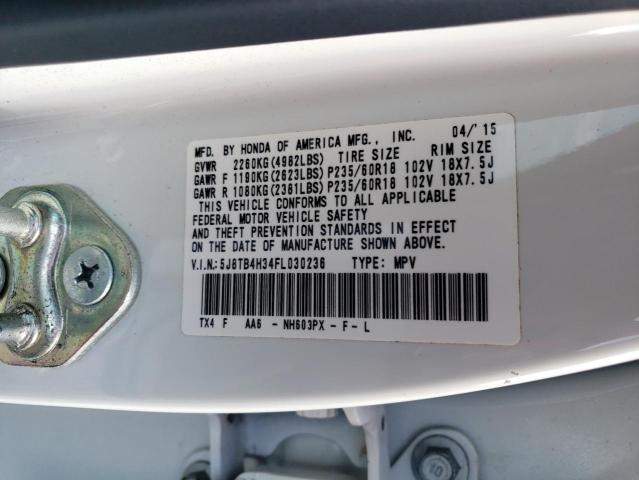 2015 ACURA RDX - 5J8TB4H34FL030236