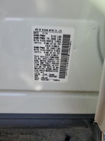 JN8AZ1MU0EW419150 Nissan MURANO S