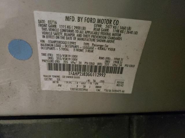 2016 FORD TAURUS LIM - 1FAHP2J83GG112992