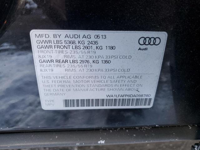 VIN WA1LFAFP6DA098760 2013 Audi Q5, Premium Plus no.13