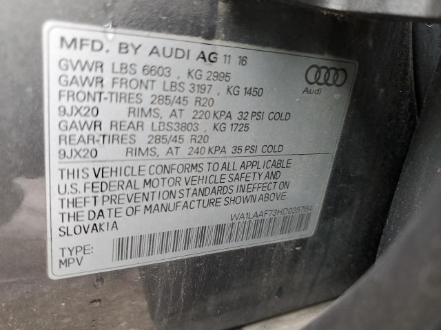 WA1LAAF73HD035764 2017 AUDI Q7 - Image 13