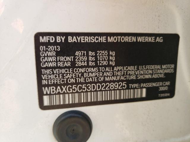 VIN WBAXG5C53DD228925 2013 BMW 5 Series, 528 I no.12