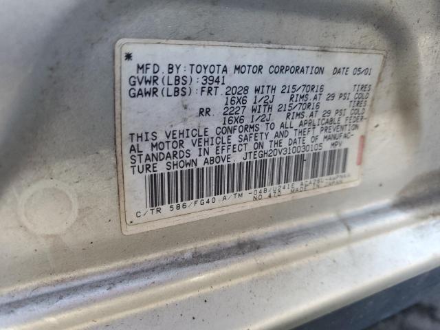 JTEGH20V310030105 2001 Toyota Rav4