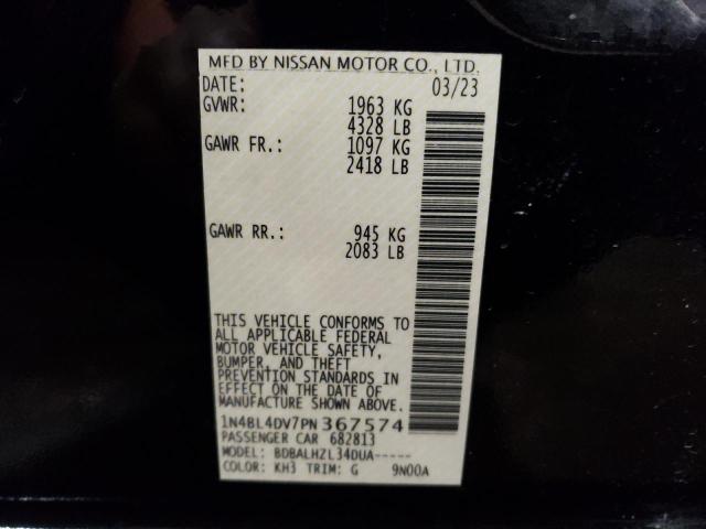2023 NISSAN ALTIMA SV - 1N4BL4DV7PN367574