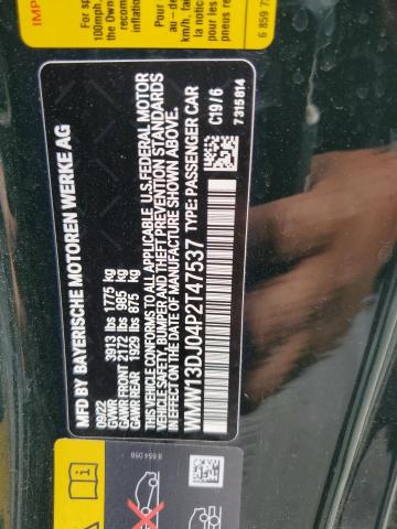 WMW13DJ04P2T47537 Mini Cooper Se