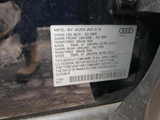 WA1LAAF71HD007333 Audi Q7 Premium Plus