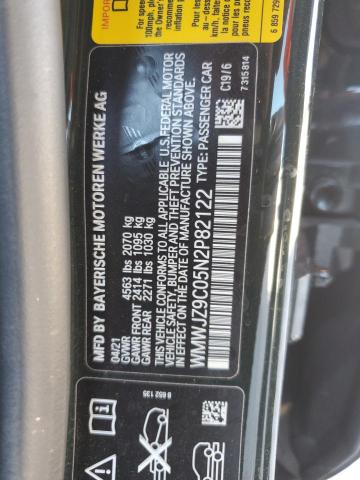 2022 MINI COOPER JOH WMWJZ9C05N2P82122