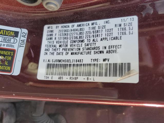 5J6RM3H56EL018483 Honda CR-V EX