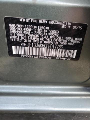 JF1GJAK60FH017786 Subaru Impreza Premium Plus