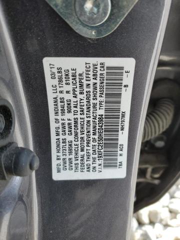 19XFC2E50HE043984 Honda Civic Lx