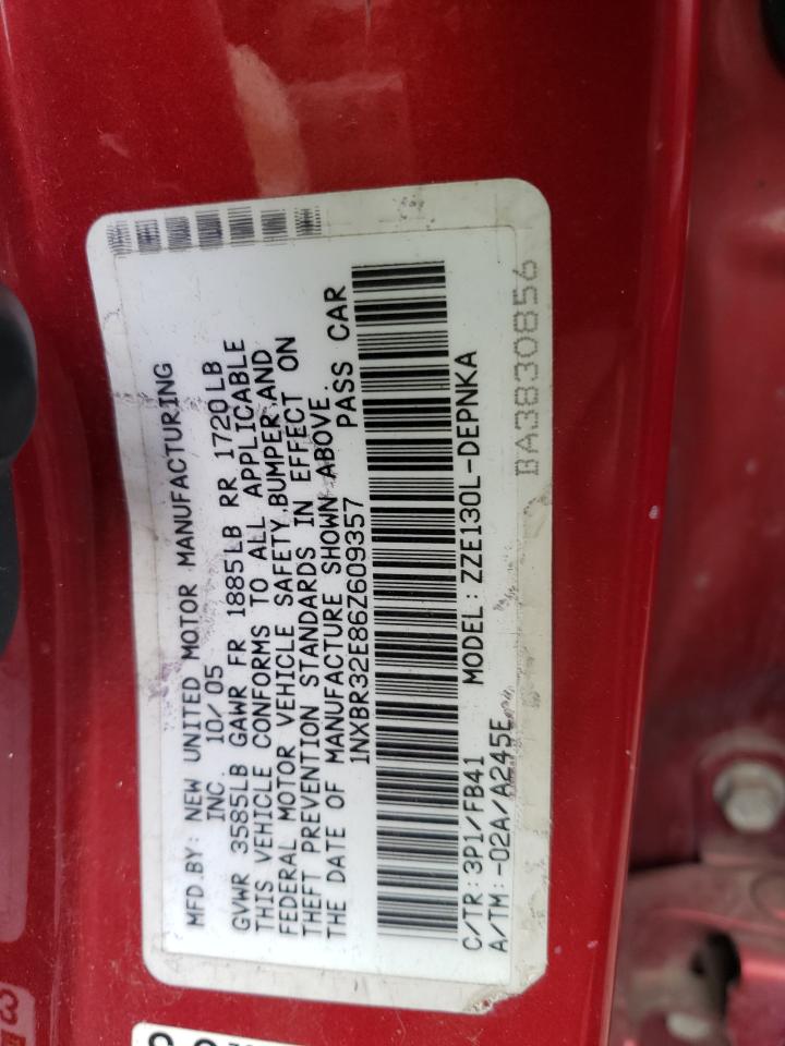 1NXBR32E86Z609357 2006 Toyota Corolla Ce