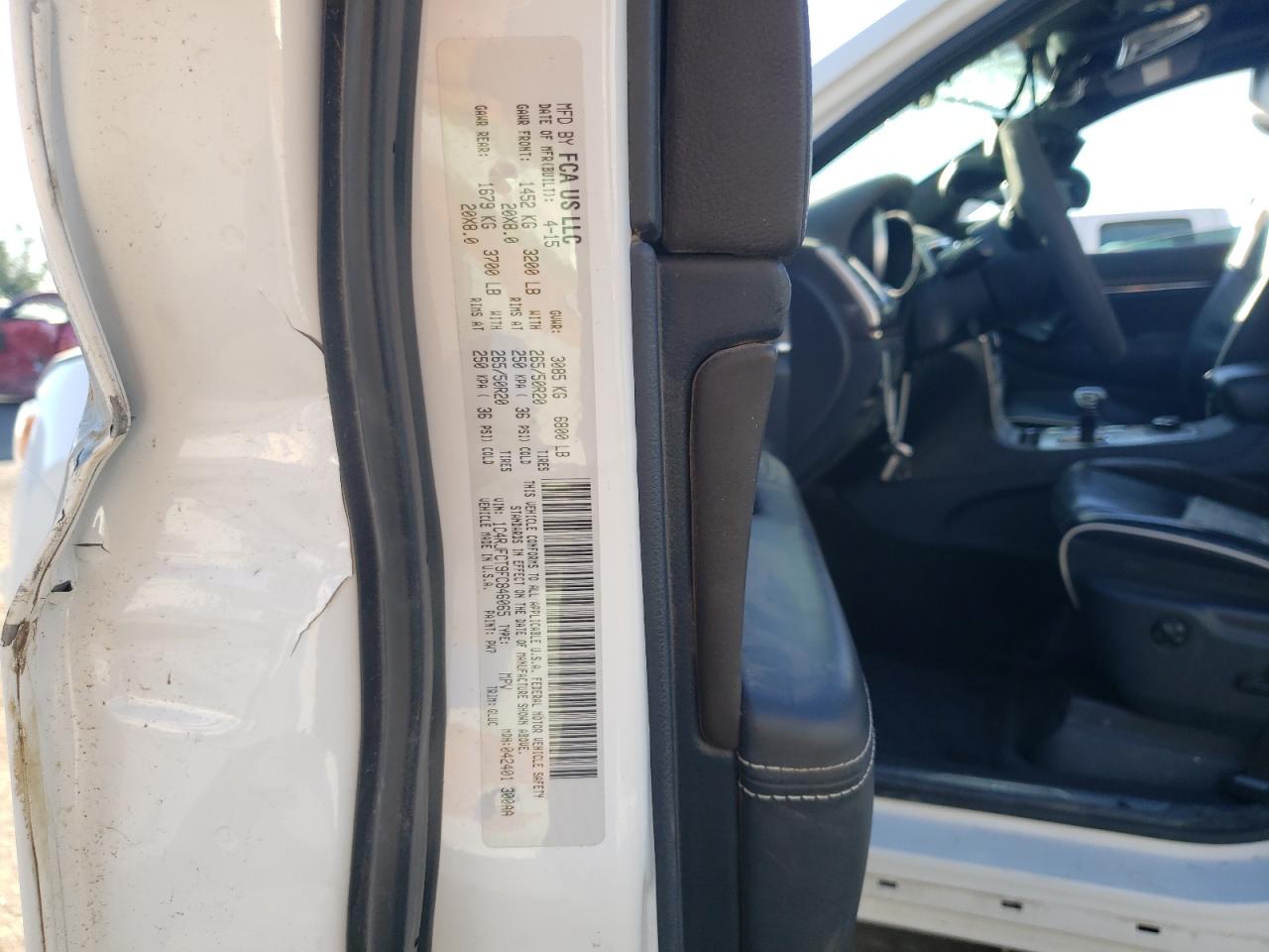 1C4RJFCT9FC846065 2015 Jeep Grand Cherokee Overland