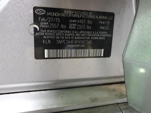 2015 HYUNDAI SONATA GL - 5NPE34AF4FH197340