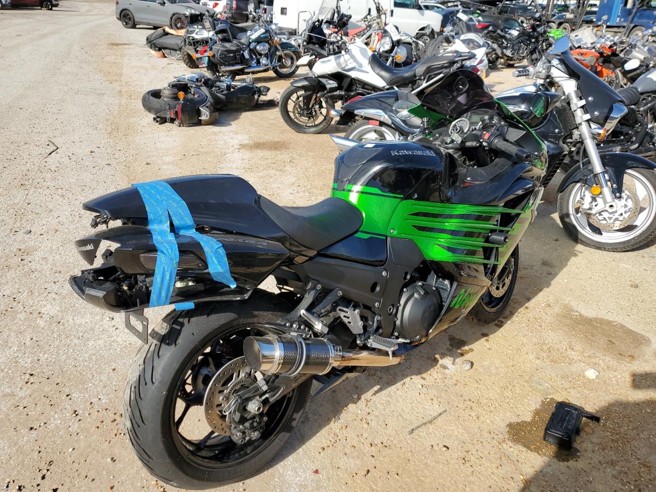 2020 Kawasaki Ninja ZX-14R at MO - Bridgeton, Copart lot 72145593 