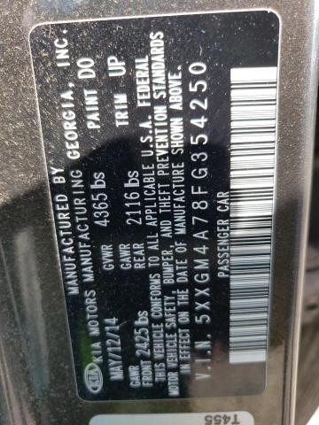 5XXGM4A78FG354250 KIA Optima Lx