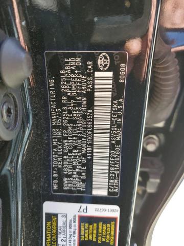 2015 TOYOTA CAMRY LE - 4T1BF1FK0FU963578